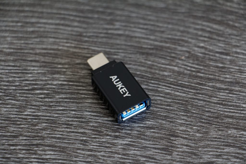 Test de l'adaptateur USB-A vers USB-C de chez Aukey 